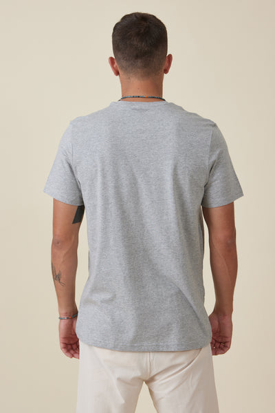 טישרט שרוול קצר בצבע אפור