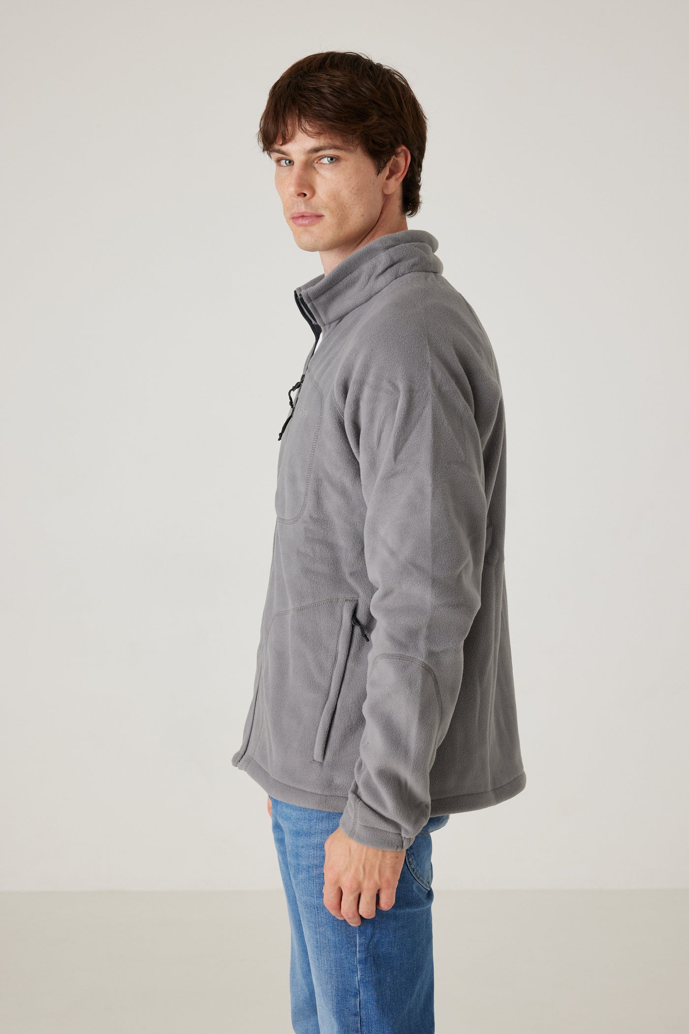 מעיל פליז לגברים Fast Trek™ - אפור