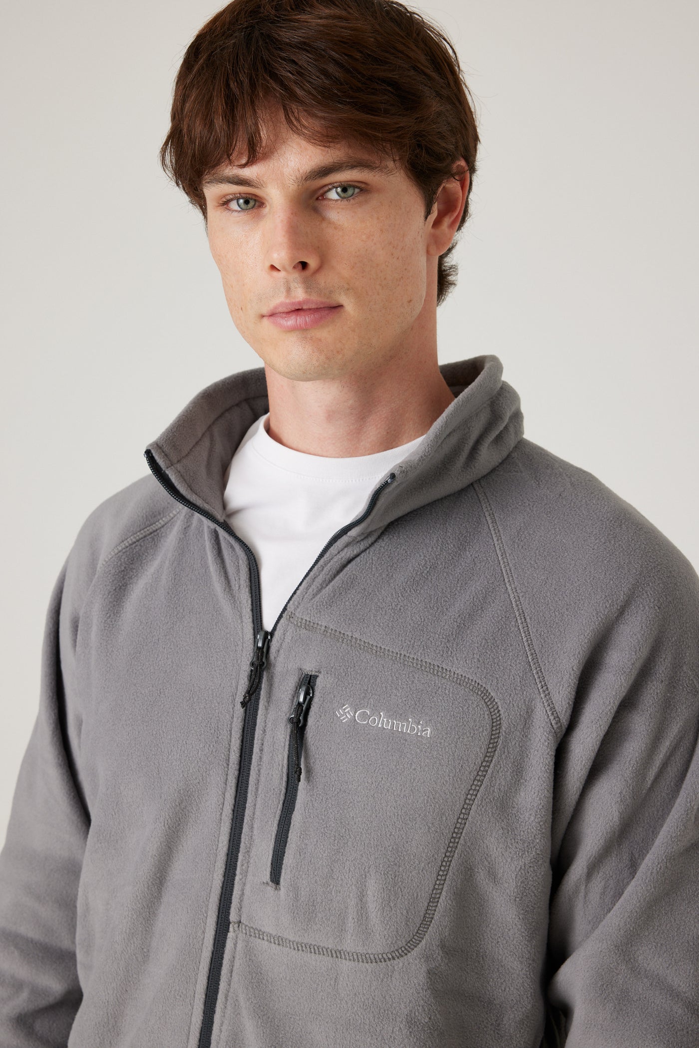 מעיל פליז לגברים Fast Trek™ - אפור