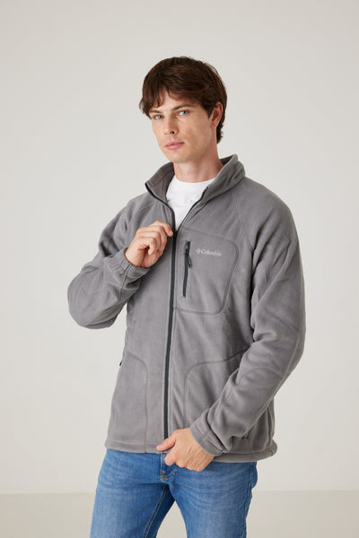 מעיל פליז לגברים Fast Trek™ - אפור