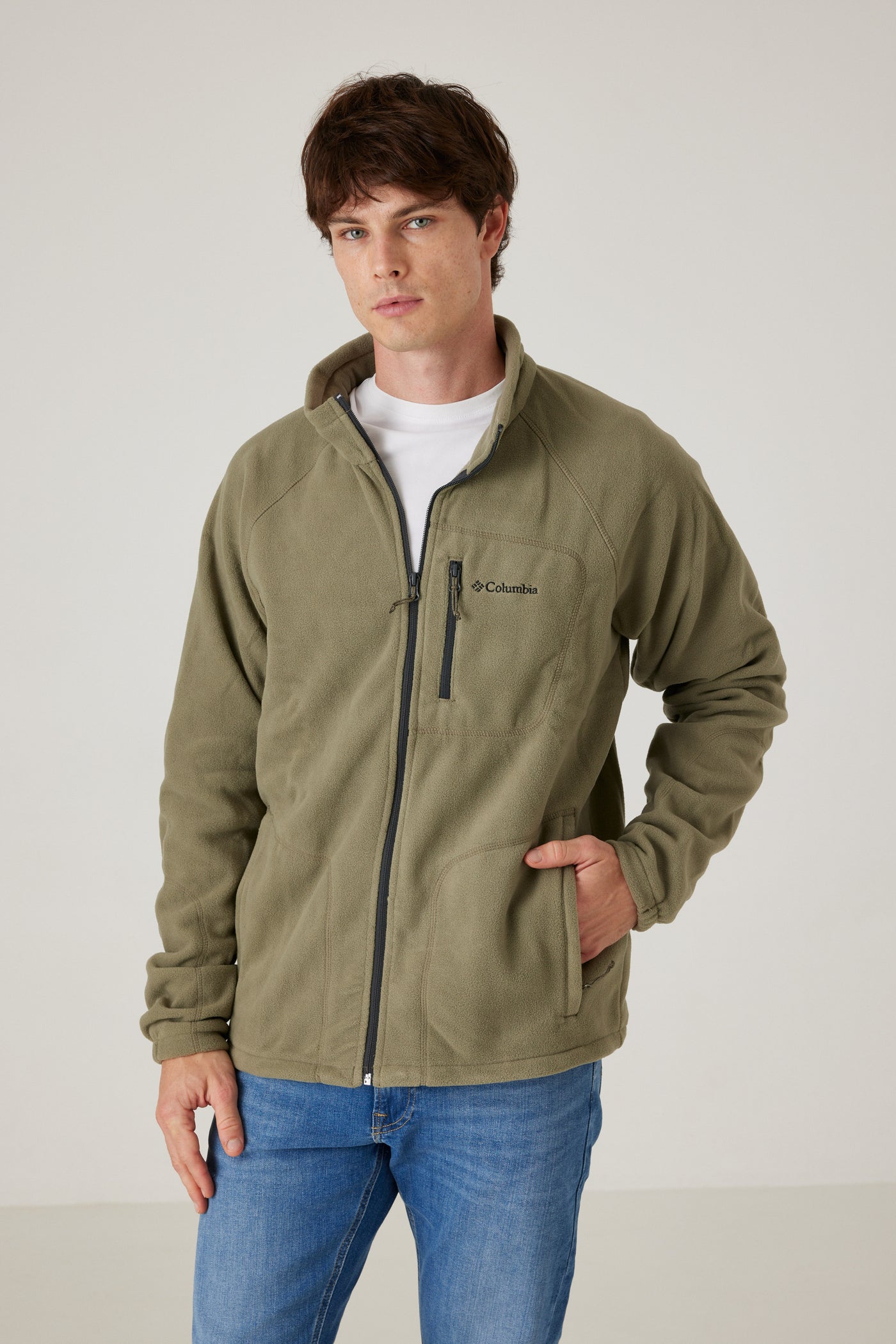 מעיל פליז לגברים Fast Trek™ - ירוק