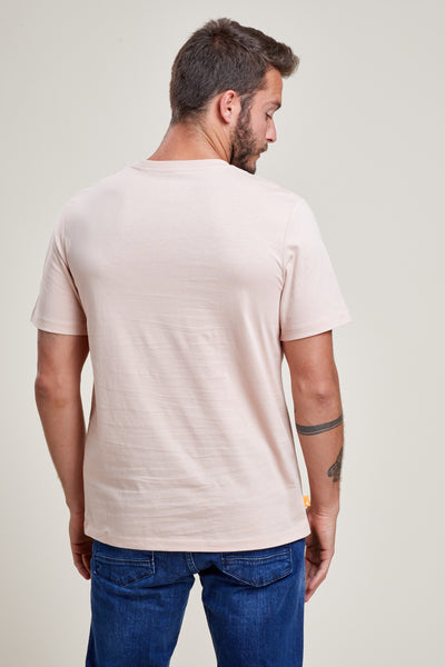 טישרט שרוול קצר בצבע אפרסק