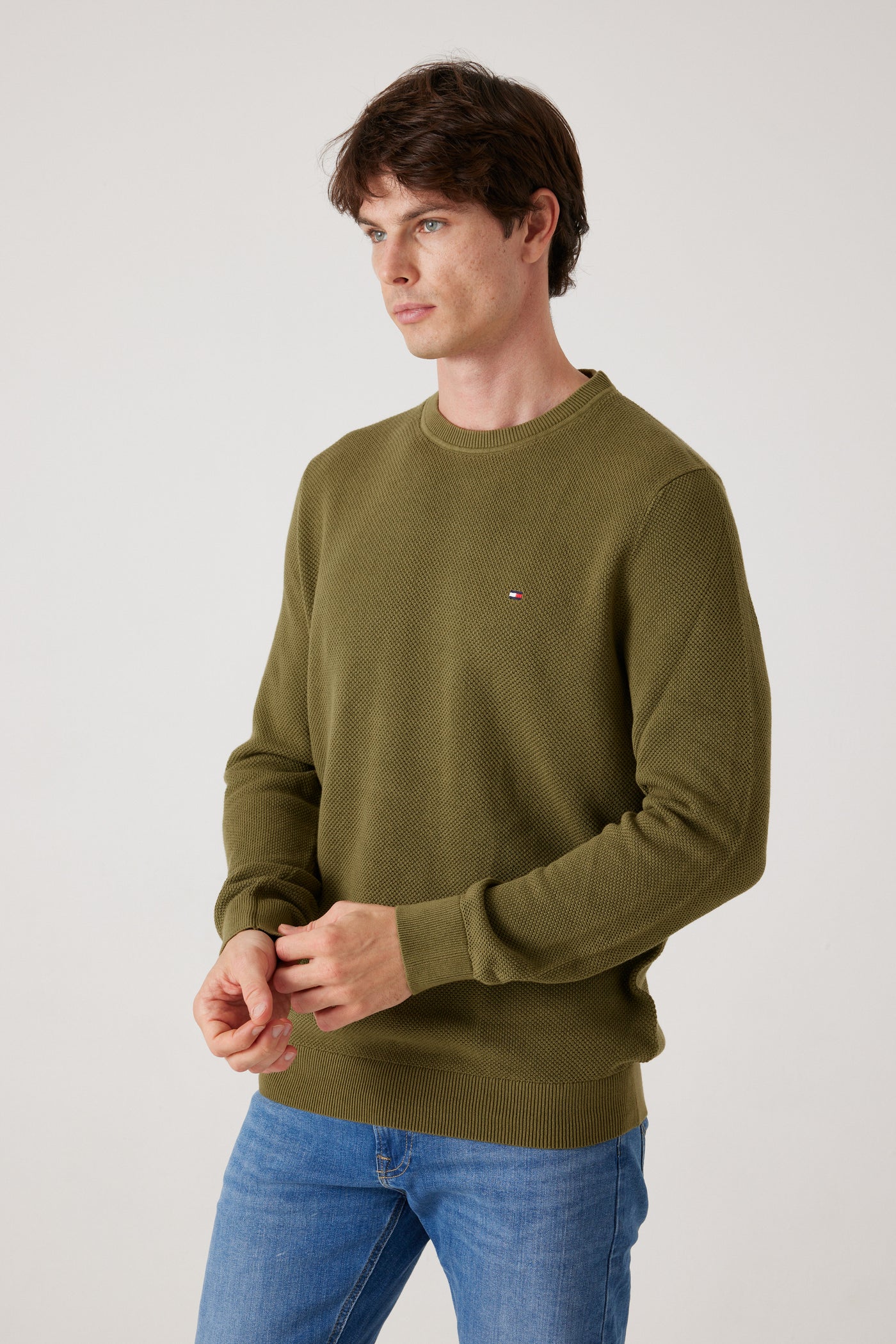 סריג קלאסי - זית