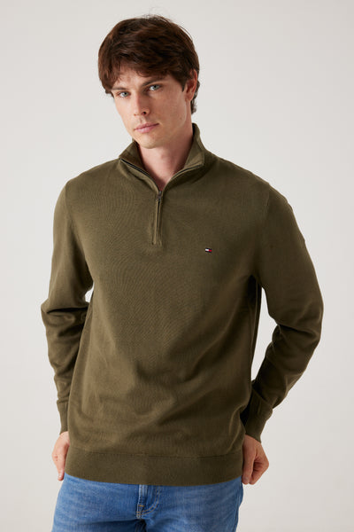 סריג חצי זיפ - זית