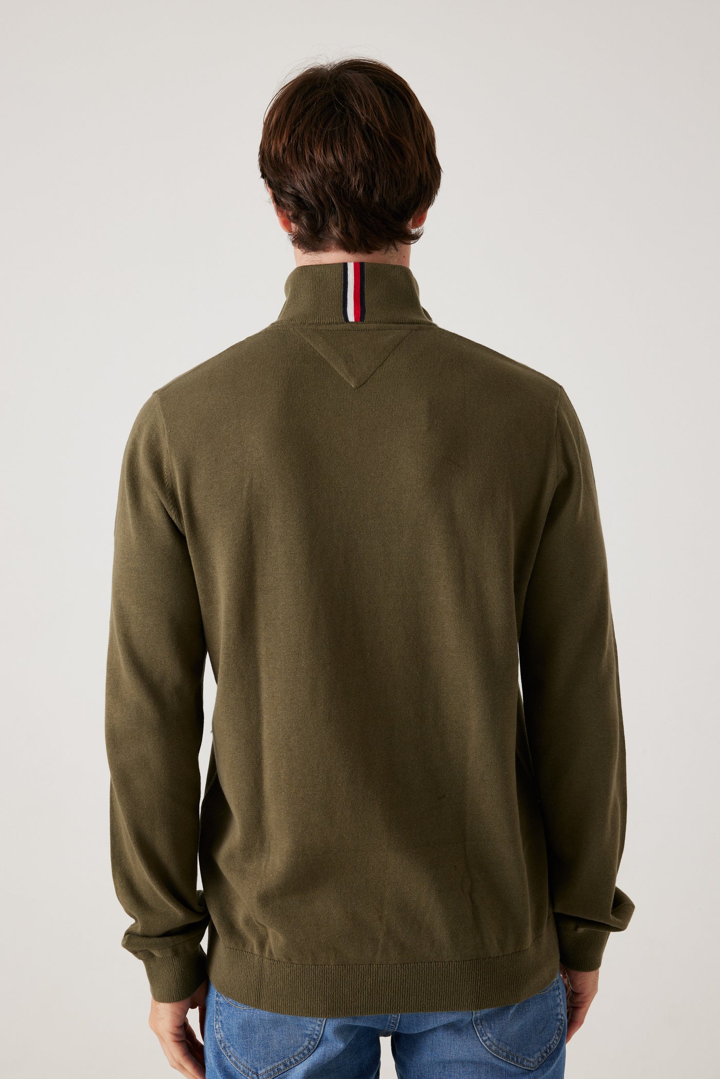 סריג חצי זיפ - זית