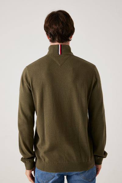 סריג חצי זיפ - זית