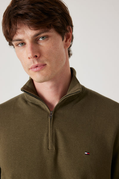 סריג חצי זיפ - זית