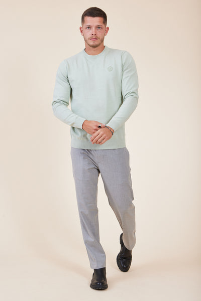 סריג בגזרת SLIM - ירוק מנטה