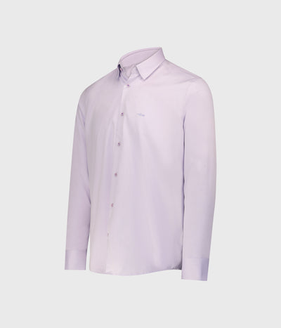 חולצה מכופתרת שרוול ארוך-סגול