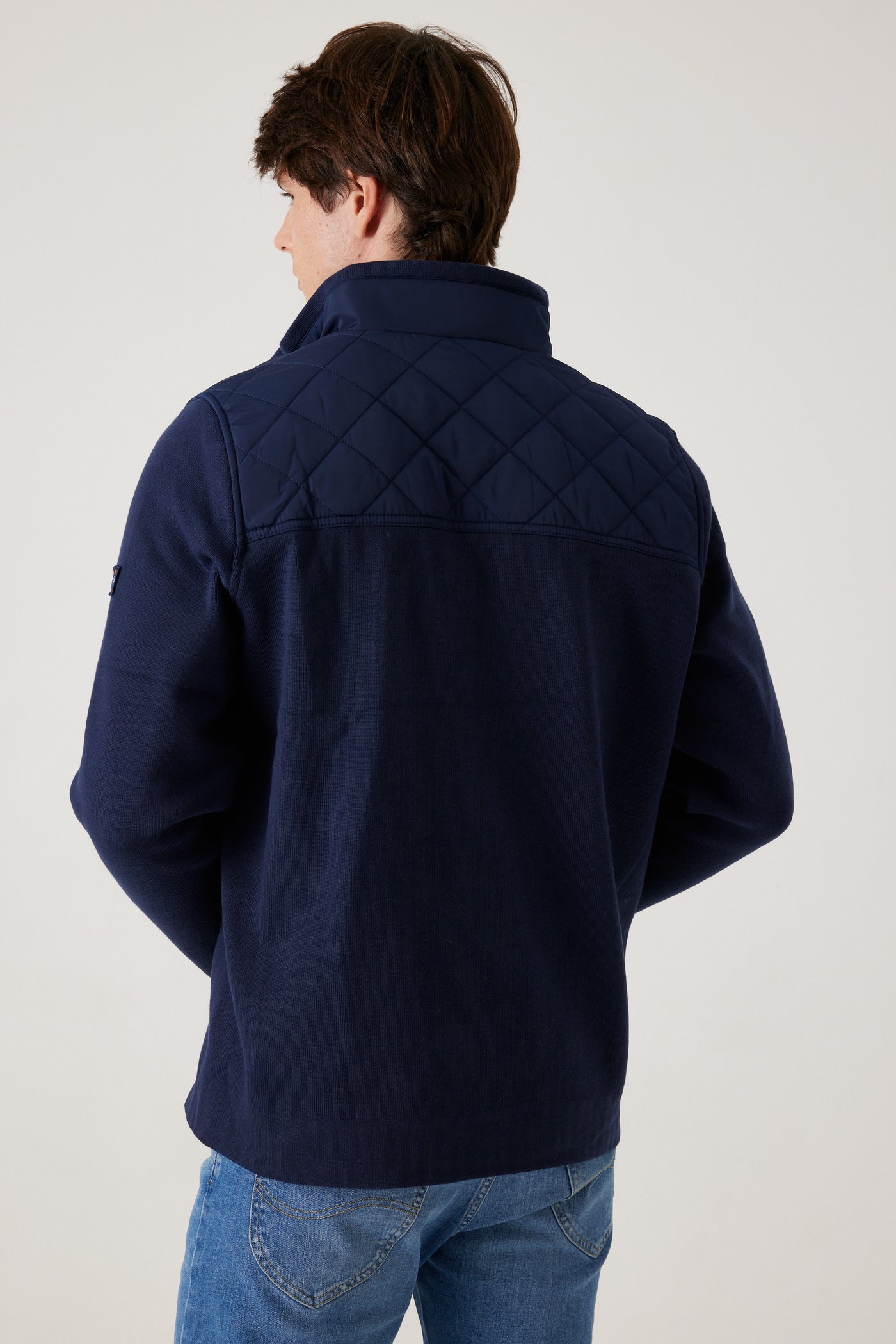 ג'קט מרופד לגבר - נייבי