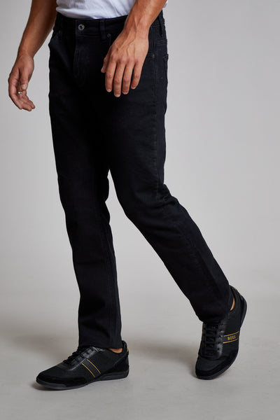 מכנס ג'ינס בצבע שחור SLIM