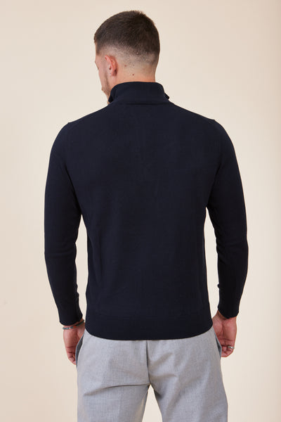 סריג כותנה חצי זיפ