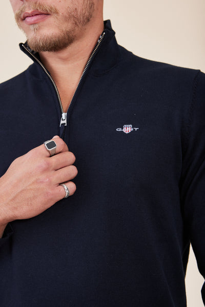 סריג כותנה חצי זיפ