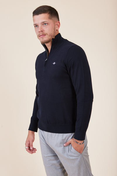 סריג כותנה חצי זיפ