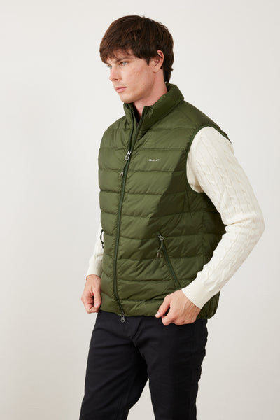 ווסט LIGHT DOWN VEST - ירוק