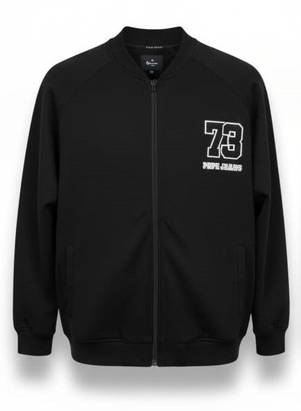 קפוצ'ון קלאסי עם רוכסן - שחור