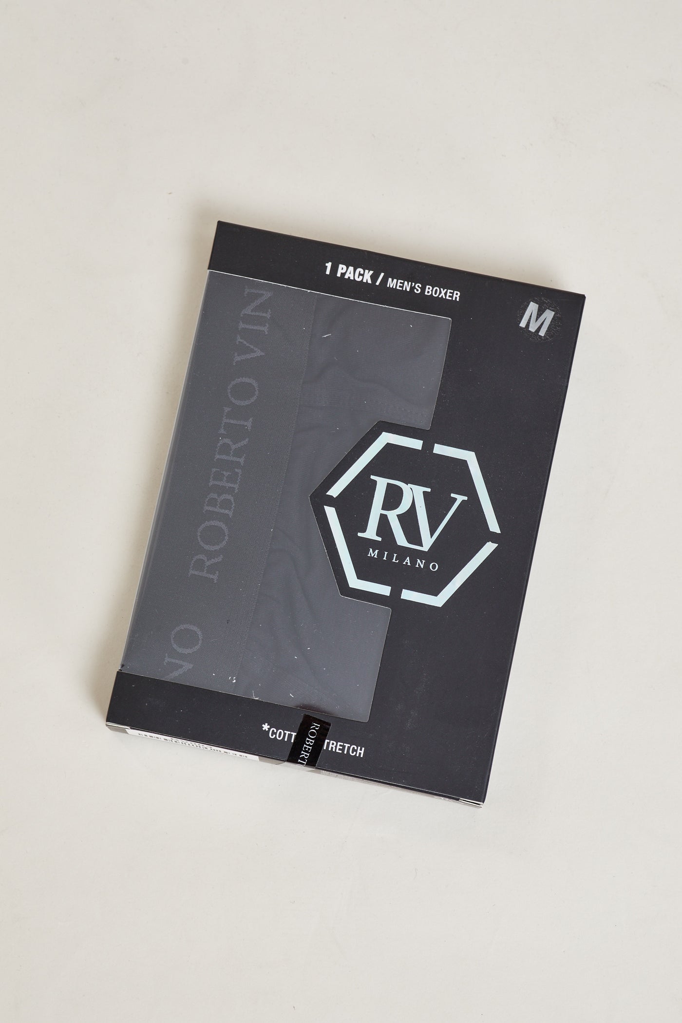 תחתוני בוקסר בצבע שחור