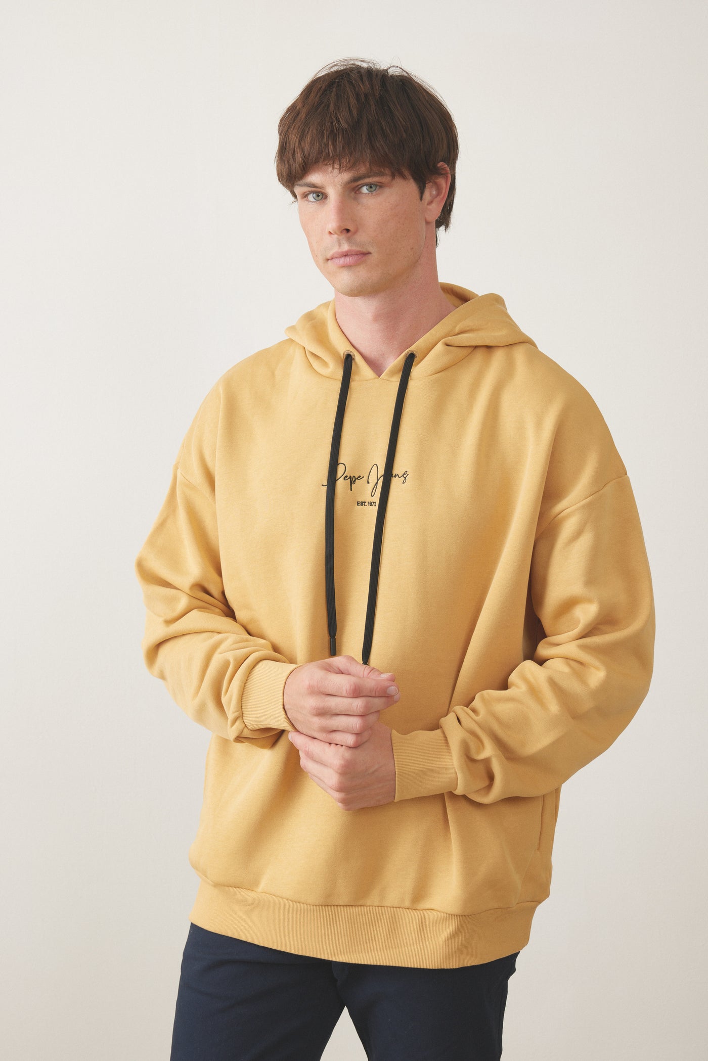 קפוצ'ון עם כיסים - חרדל