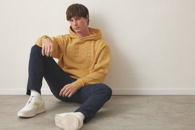 קפוצ'ון עם כיסים - חרדל