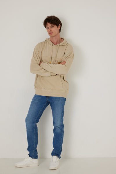 קפוצ'ון עם רקמה - בז'