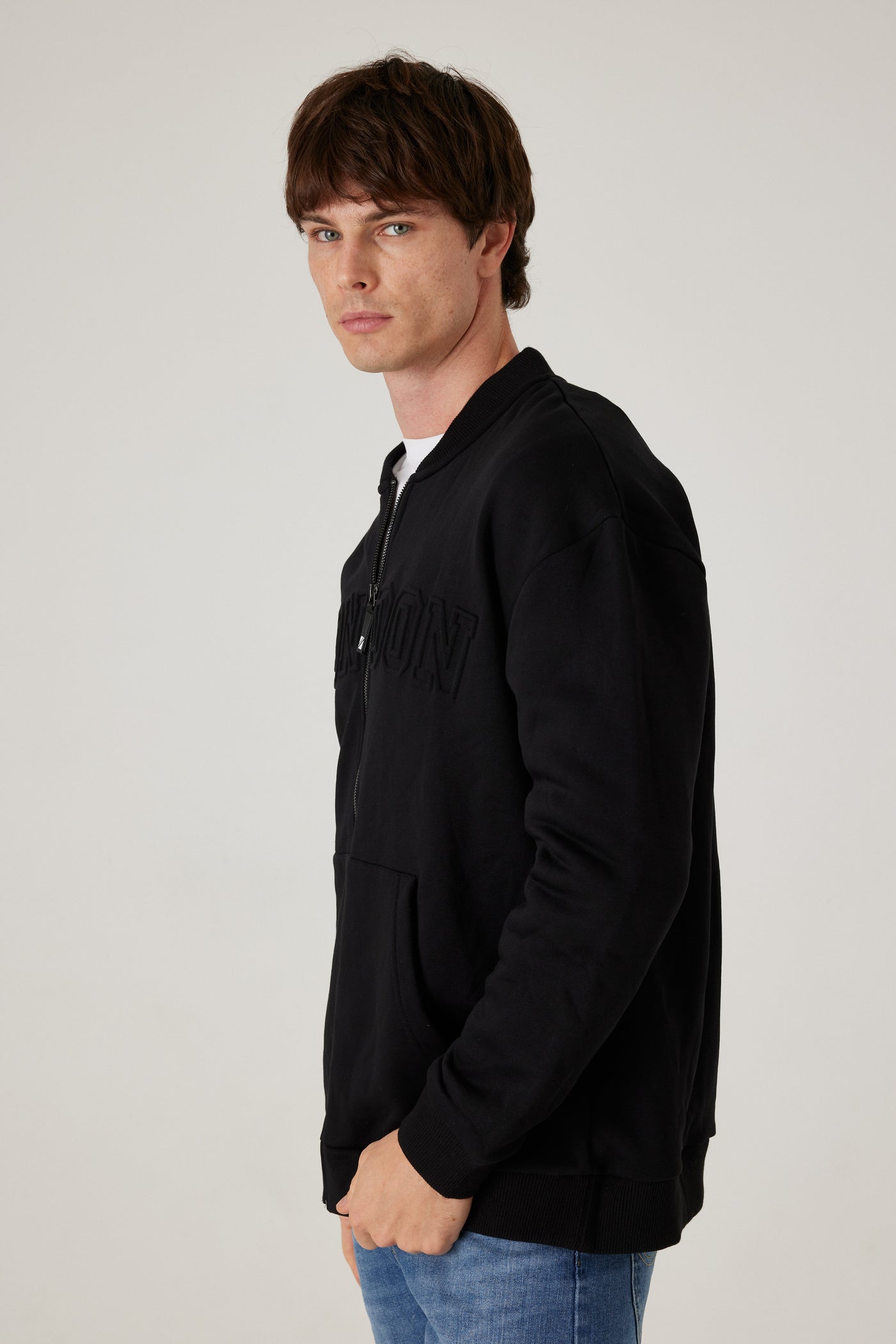 ג'קט עם כיסים - שחור