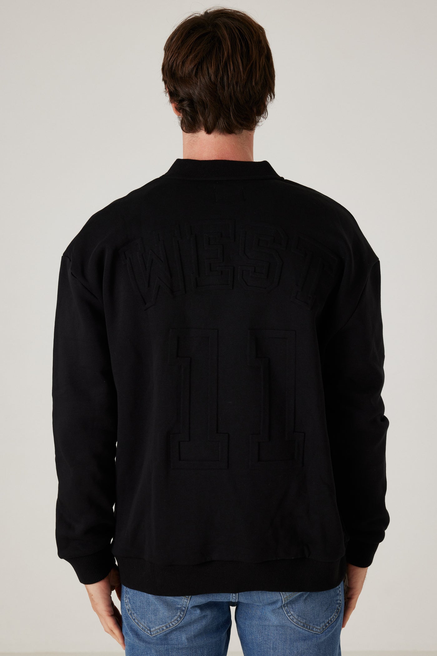 ג'קט עם כיסים - שחור