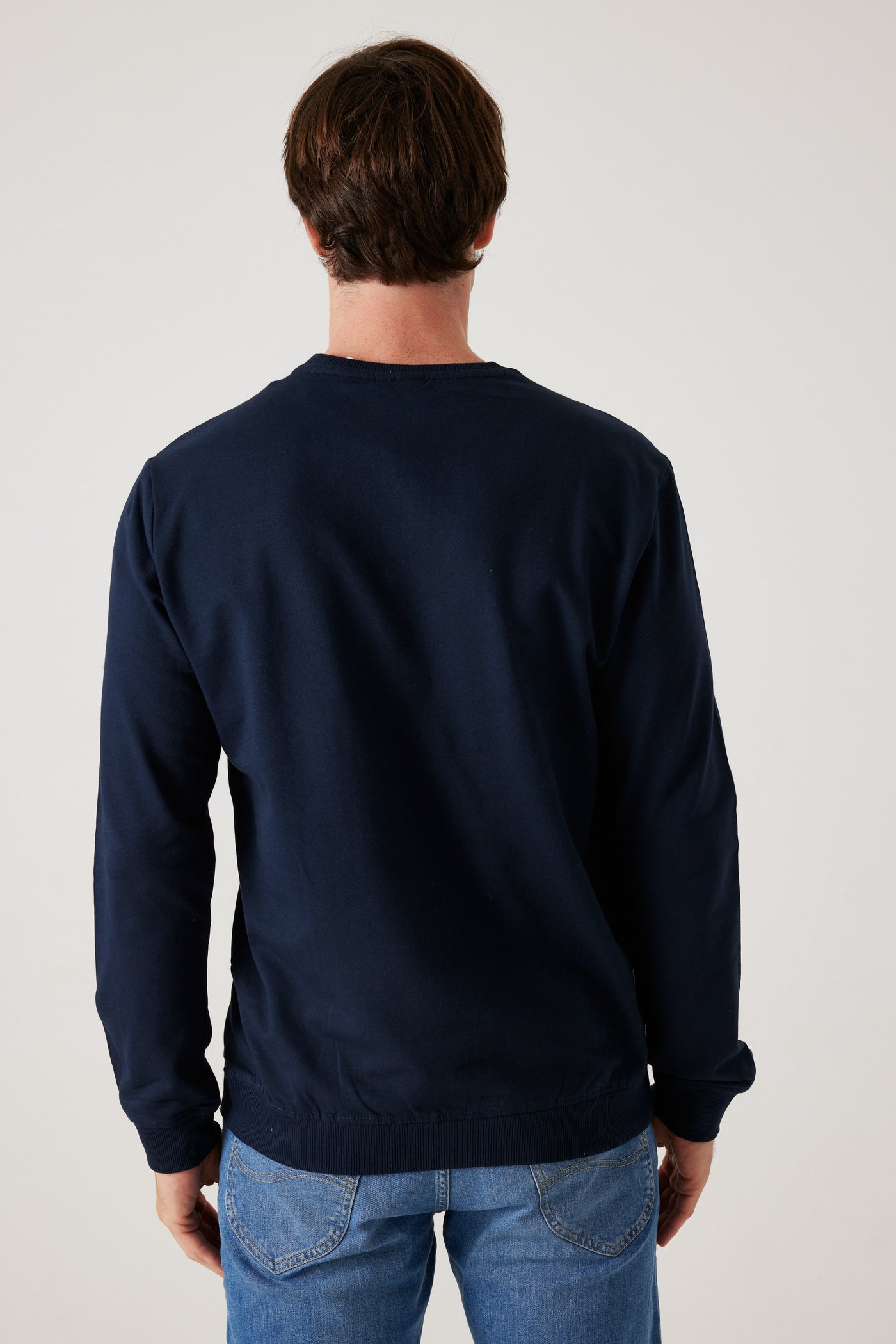 טישרט שרוול ארוך - נייבי