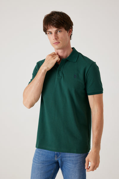 פולו שרוול קצר - ירוק