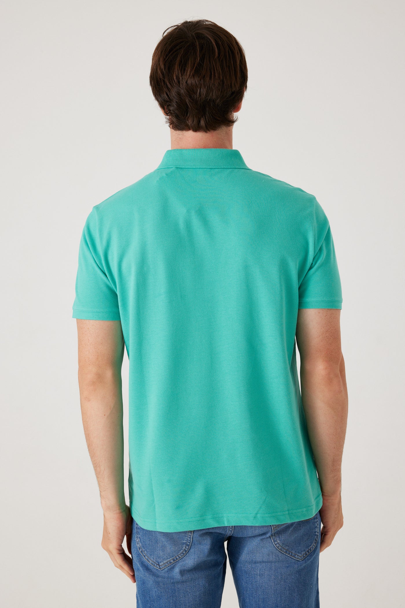 פולו שרוול קצר - אינדיגו