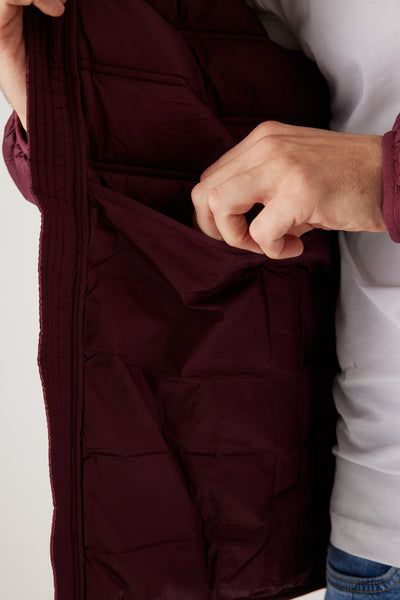 מעיל URBAN - בורדו