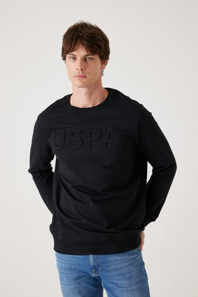 סווטשירט  קלאסי - בצבע שחור