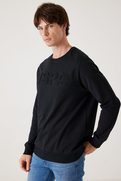 סווטשירט  קלאסי - בצבע שחור