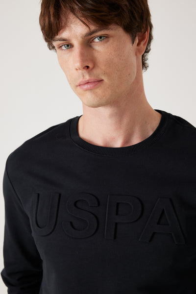 סווטשירט  קלאסי - בצבע שחור