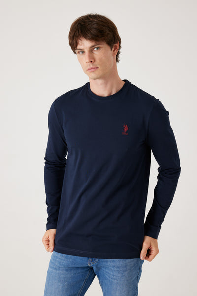 טישרט שרוול ארוך - נייבי