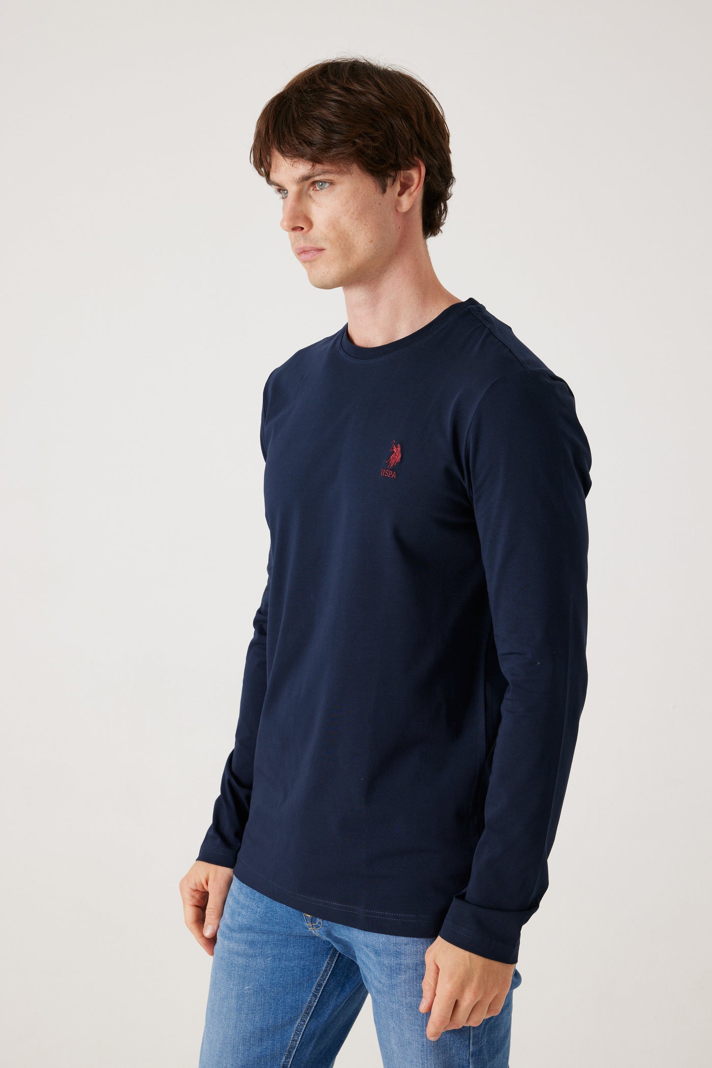 טישרט שרוול ארוך - נייבי