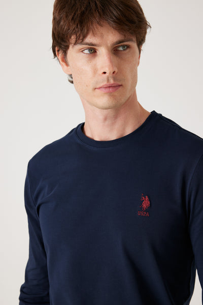 טישרט שרוול ארוך - נייבי