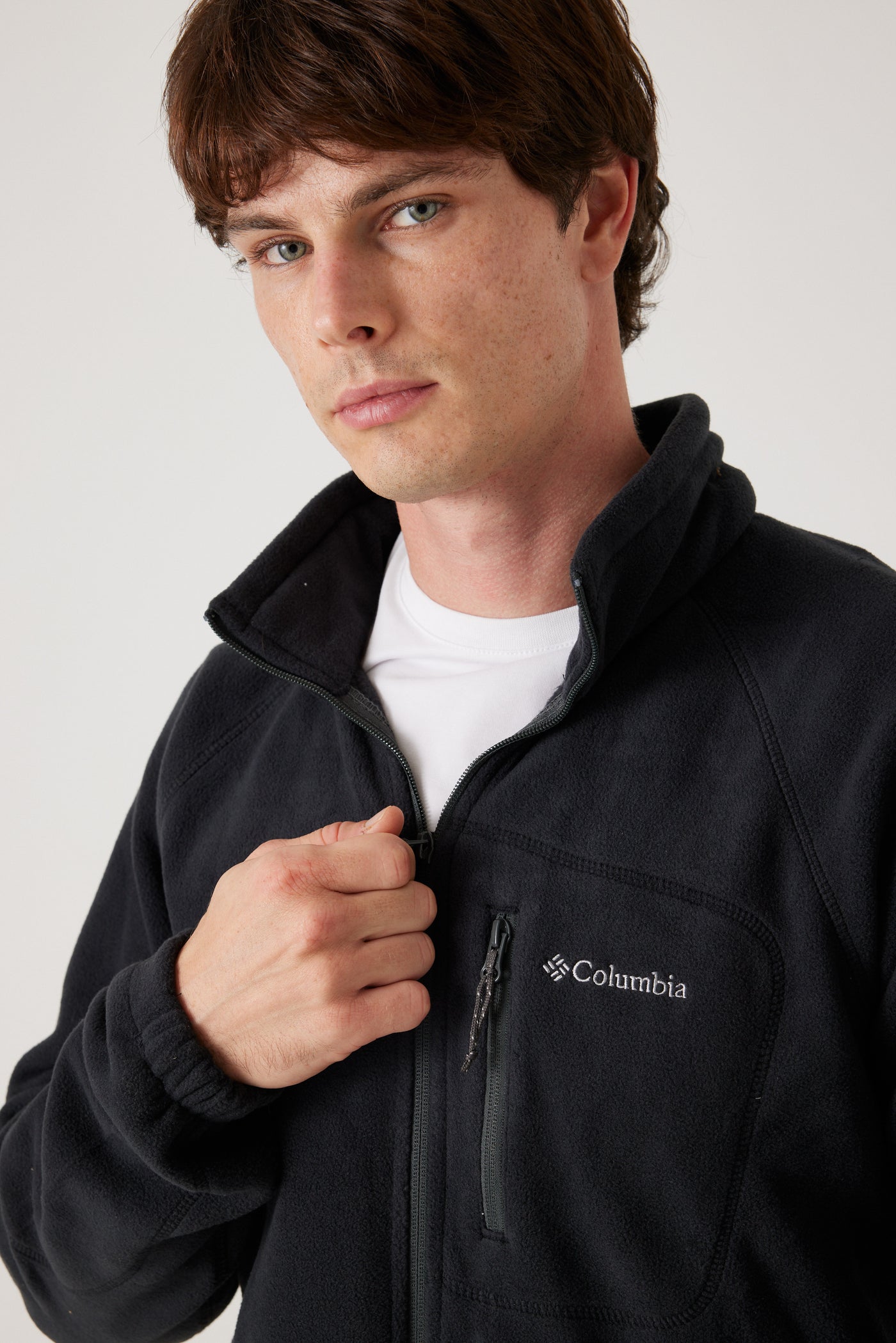 ג'קט פליז - שחור