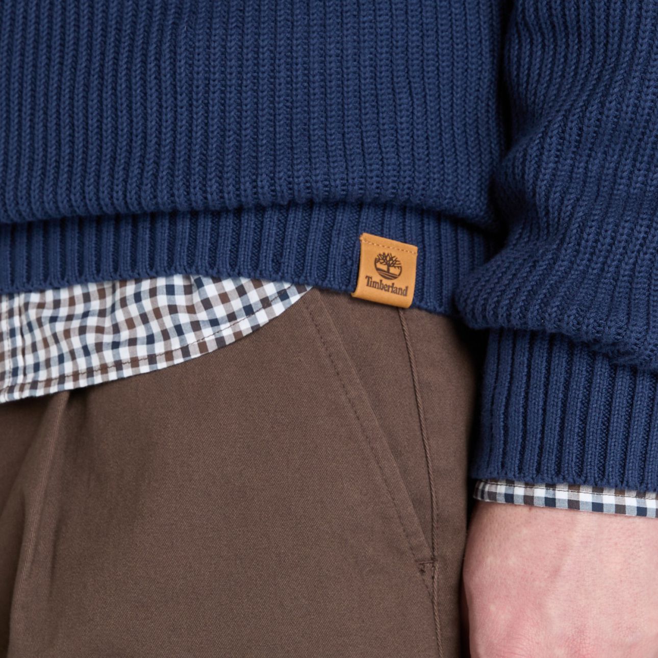 סוודר Williams River עם רוכסן - נייבי