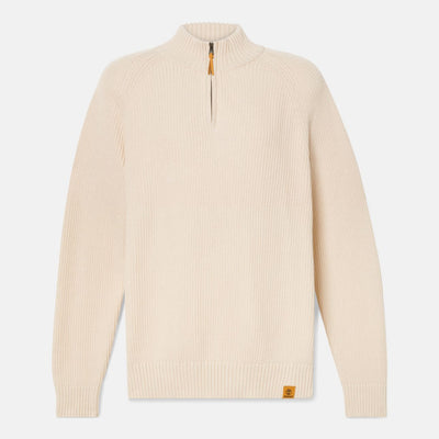 סוודר Williams River עם רוכסן - בז'