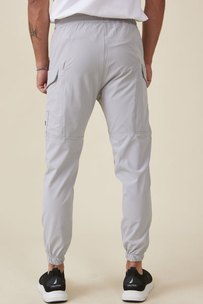 מכנס ארוך ניילון בצבע אפור