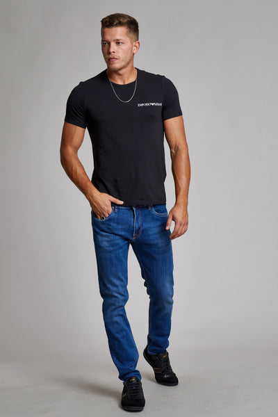 מכנס ג'ינס סלים 130 בצבע כחול מודל 2