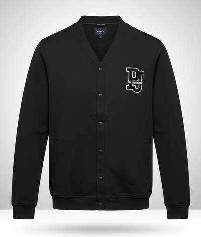 ג'קט עם רקמה - שחור