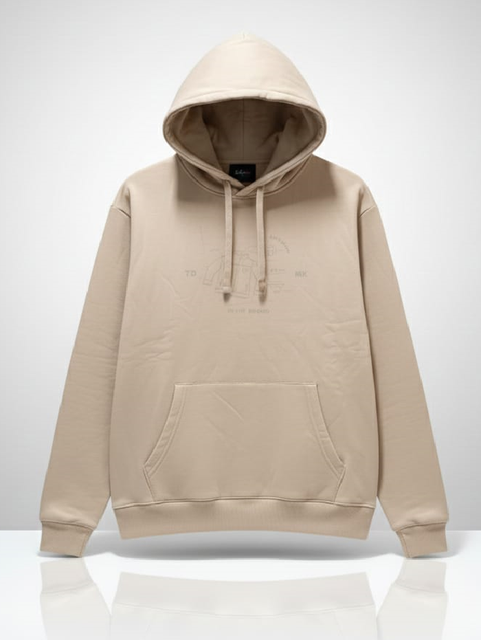 קפוצ'ון עם כיס - בז'