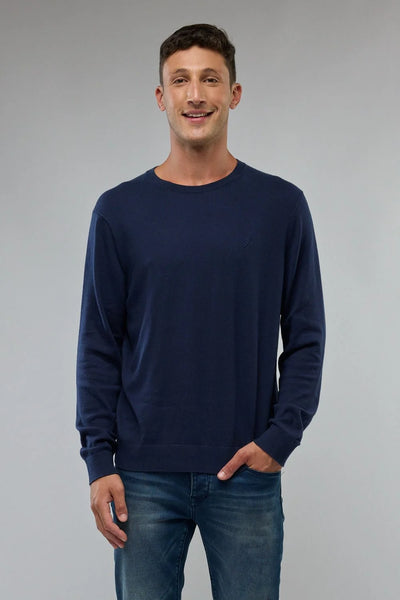 סוודר אלגנטי - כחול