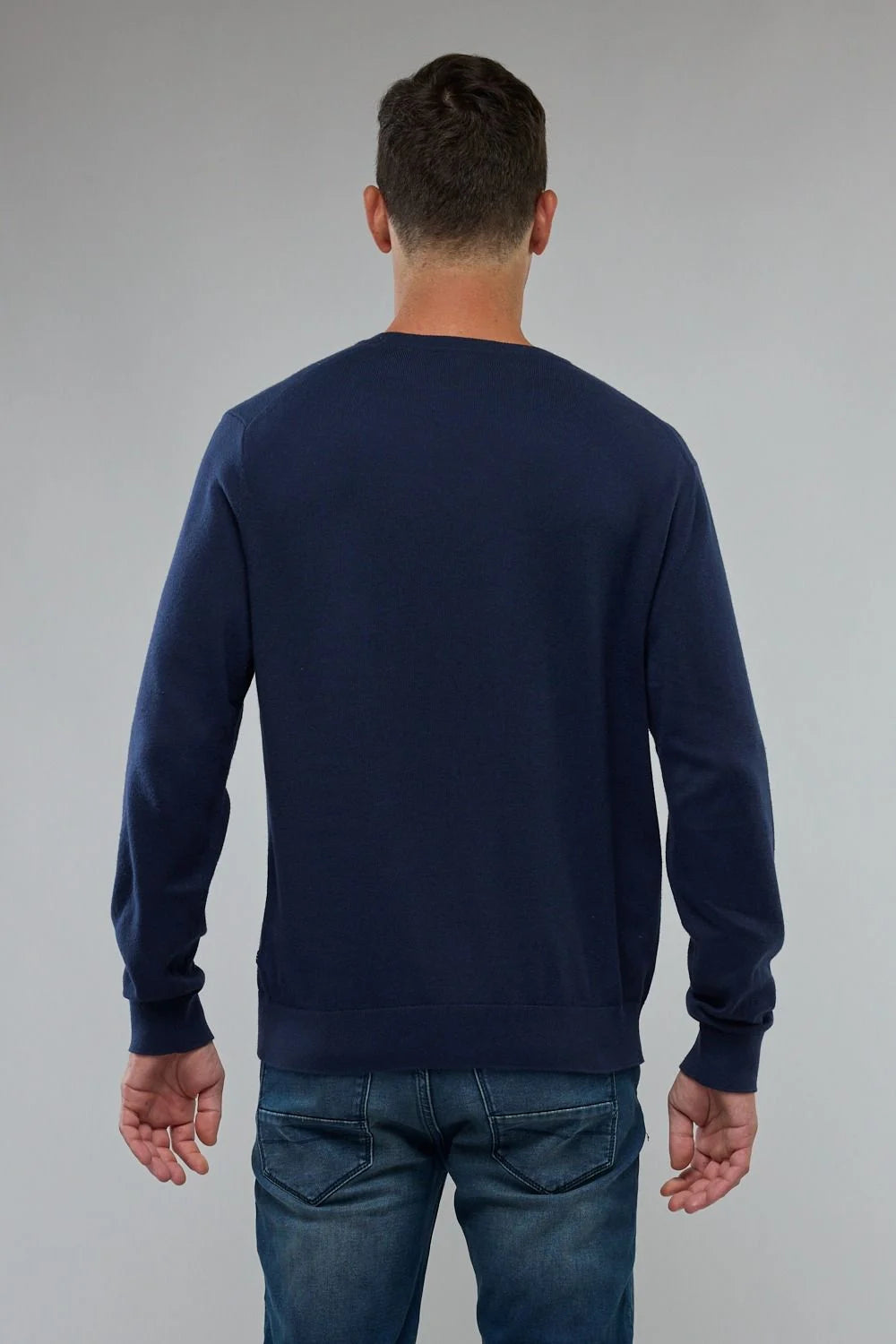 סוודר אלגנטי - כחול