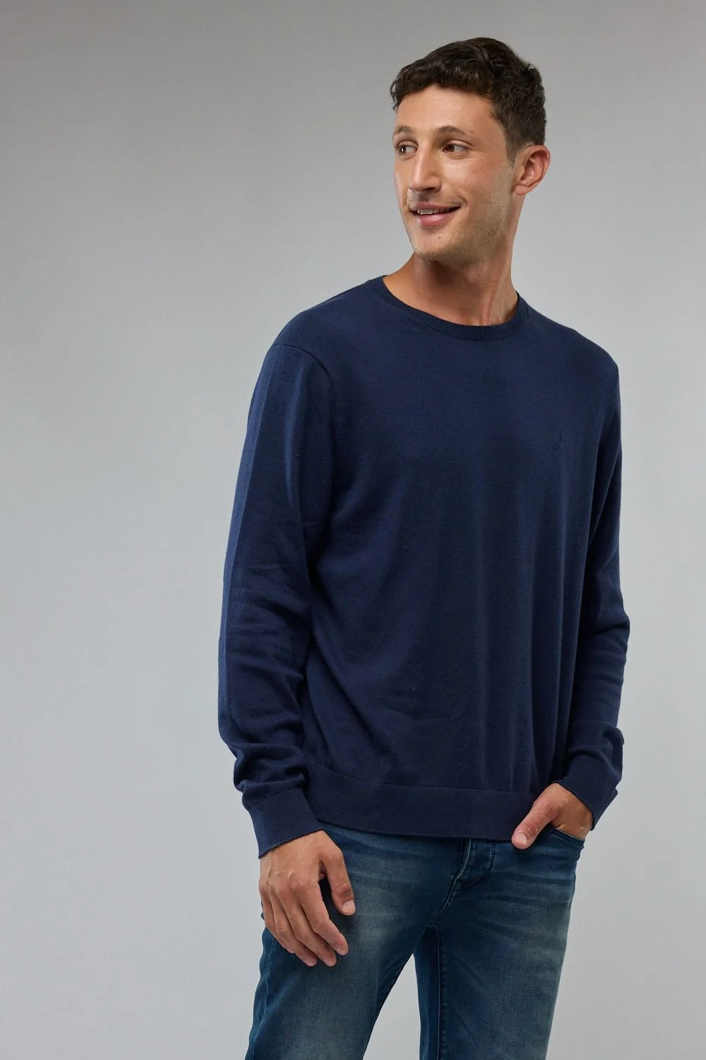 סוודר אלגנטי - כחול