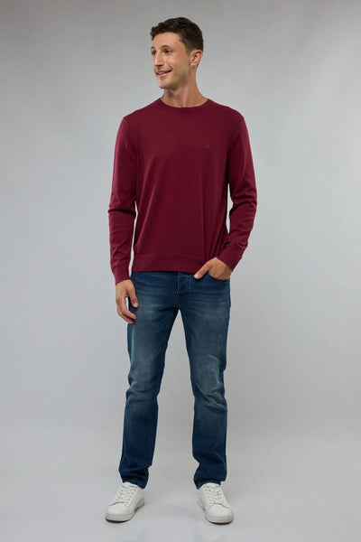 סוודר אלגנטי - בורדו