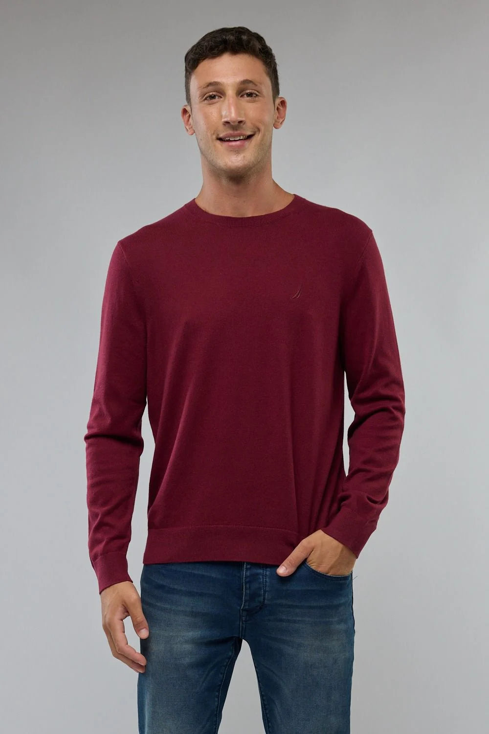 סוודר אלגנטי - בורדו