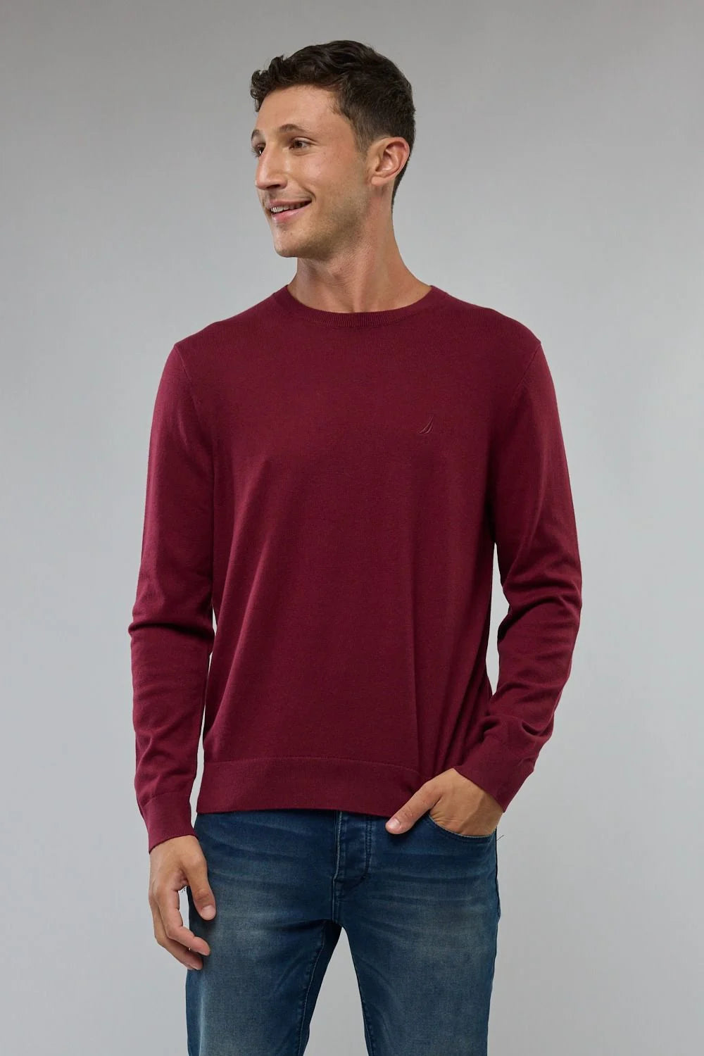 סוודר אלגנטי - בורדו