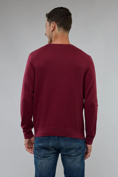סוודר אלגנטי - בורדו